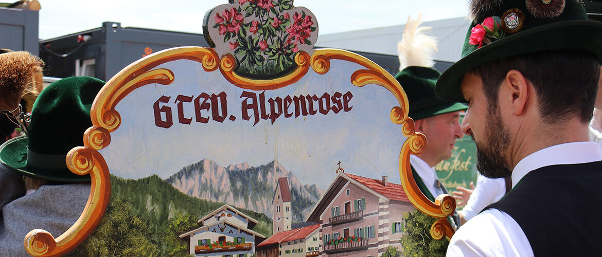 Aktueller Vorstand vom Trachtenverein Alpenrose, Nußdorf