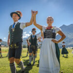 Kinder- und Jugendgruppe vom Trachtenverein Alpenrose Nußdorf am Inn
