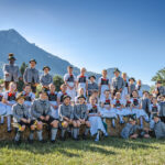 Kinder- und Jugendgruppe vom Trachtenverein Alpenrose Nußdorf am Inn